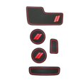 thumbnail image 1 of Para Dodge Durango 14-20 insertos de portavasos antipolvo, revestimientos de bolsillo Afortunado Sencillez, 1 of 5