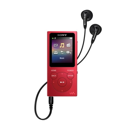 SONY NW-E395/R Red 16 GB Walkman® Audio player (The Best Audio Player)