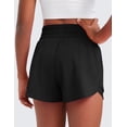 thumbnail image 3 of CRZ YOGA Girls Soft Skirty Athletic Shorts Tennis Soccer Casual Flowy Ruffle Zip Pocket Liner Kids Teen, 3 of 6