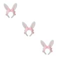thumbnail image 2 of Maytalsory Comfortable Hairband For Girls Hair Accessories Collection Durable Bunny Ears Pink 3Set, 2 of 6