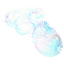 HAMPPLIES Ceiling Hanging Decor Iridescent Jellyfish Honeycomb Pendant Paper 1Set