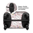 thumbnail image 4 of Lsque Cute Rabbit Printed Luggage Cover, Travel Luggage Protector,Scratch and Dirt Resistant, Fits 18-32 Inch Luggage - Small, 4 of 9
