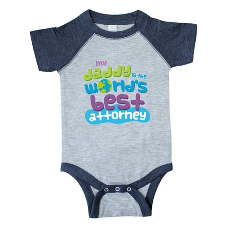 

Inktastic Attorney Dad Lawyer Gift Gift Baby Boy or Baby Girl Bodysuit