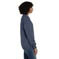 thumbnail image 2 of Hanes Unisex Garment Dyed Fleece Sweatshirt Anchor Slate L, 2 of 8