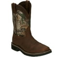 thumbnail image 2 of Justin Men's Trekker Waterproof Western Work Boot Composite Toe Camouflage 9 EE  US, 2 of 5
