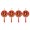 A, variant on YAOMOBB Chinese-style Hanging Decoration Exquisite Red Glitter Blessing Pendants 4Pcs 2024 Chinese New Year Decoration Set Home Supply