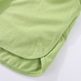 thumbnail image 6 of Toddler Kids Boys Girls Short Sleeve T-Shirts Cotton Tee Cute Solid Color Breathable Soft Summer Top Green 3-4 Years, 6 of 6