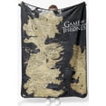 thumbnail image 1 of Throw Blanket Jay Franco Mapa de Juego de Tronos de Westeros, 1 of 6