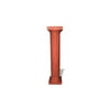 Amedeo Design ResinStone 1800-2T Doric Fluted Columns, 13 by 13 by 28-Inch, Terra Cotta