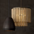 thumbnail image 2 of Capital Lighting 354211IV Della 14" Wide Pendant - Terracotta Ivory, 2 of 7