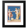 thumbnail image 2 of Pierre-Jean Mariette 15x18 Black Modern Framed Museum Art Print Titled - Lateral Painting at the G. (1783), 2 of 5