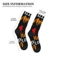 thumbnail image 3 of Vsdgher Not All Who Wander Are Lost Hiking Unisex Crew Socks Lightweight Breathable Ventilation Ankle Socks, Mid-calf socks for Daily, 3 of 7