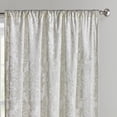 thumbnail image 4 of Mainstays Velvet Sheer Damask Burnout Curtain Panel, 54" x 95", Ivory, 4 of 5