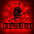 thumbnail image 4 of Handmadetneonsign Eagle Metal Wall Art Light, Eagle Metal Sign Wall Decor, Eagle Bird Animal Metal Decor, 4 of 5