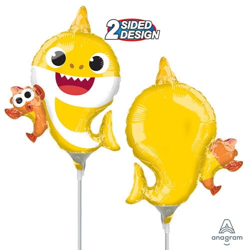 Baby Shark Mini Shape (AirFill Only) Foil Mylar Balloon Party Supplies Decorations
