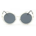 thumbnail image 2 of Women Round Cat Eye Fashion Sunglasses, 2 of 9