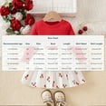 thumbnail image 3 of Atogsazn Toddler Baby Girls Clothes Set Infant Ruffle Long Sleeve Ribbed Tulle Dress with Headband Outfit Red 6-9 Months Fashion, 3 of 9