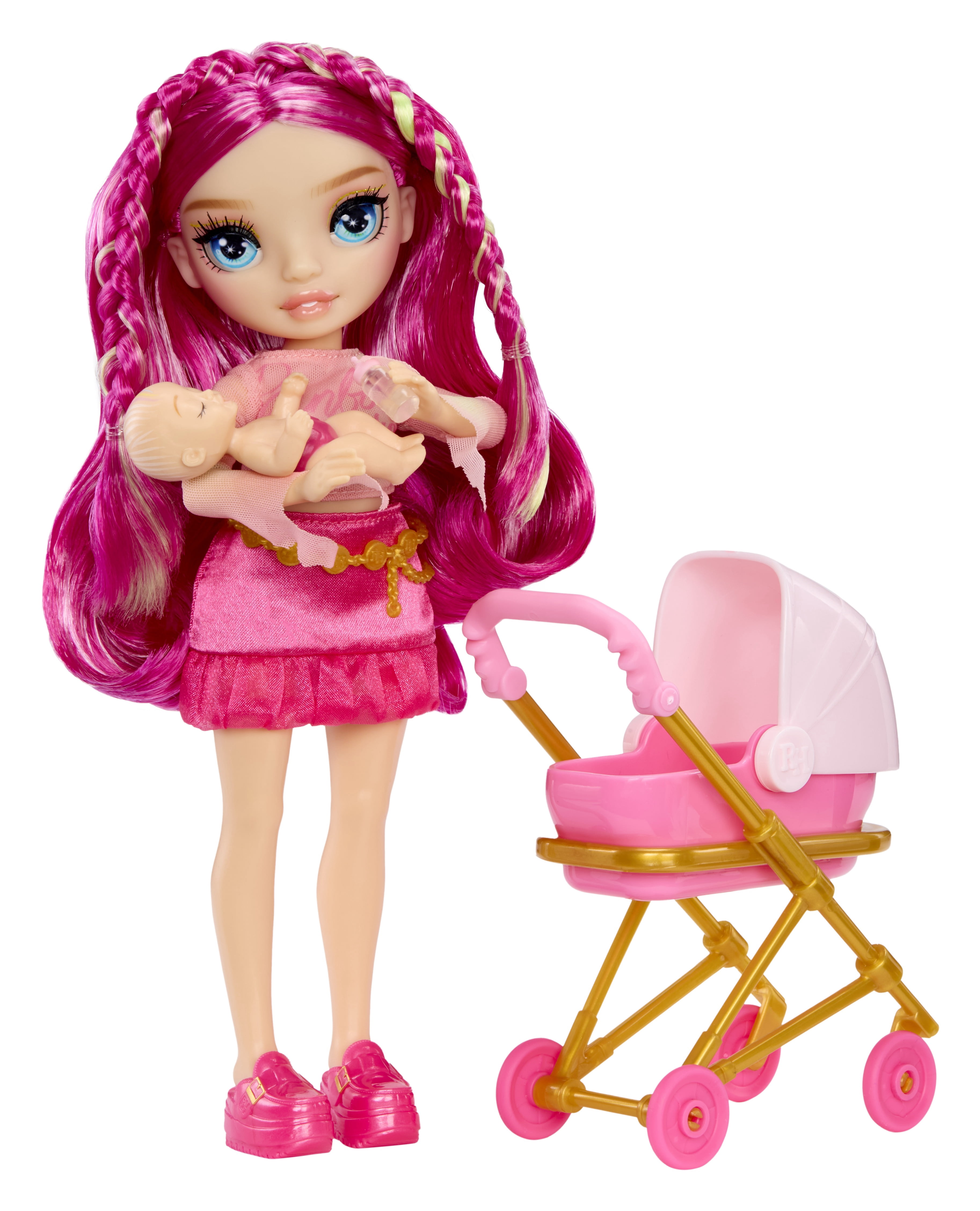 Rainbow High Jr. High Bestie Babysitters – Stella Monroe, 9” Fashion Doll