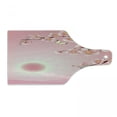 thumbnail image 1 of East Cutting Board, Cherry Blossom Tree with Sun Scenery on Backside Spring Days Butterfly Nature Print, Tempered Glass Cutting and Serving Board, Wine Bottle Shape, Pink Yellow, by Ambesonne, 1 of 1
