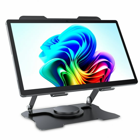 Laptop Stand for Desk, Foldable & Portable Computer Stand 360° Rotating