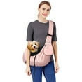thumbnail image 6 of Mosiso Dog Cat Carrier Sling Bag Hands Free Pet Carrier Tote Bag with Adjustable Padded Strap Carrying Travel Shoulder Bag for Dogs Cats, Pink, 6 of 6