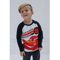 thumbnail image 2 of Disney Pixar Cars Lightning McQueen Tow Mater Little Boys 2 Pack Long Sleeve T-Shirts White / Gray 6, 2 of 5