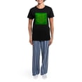 thumbnail image 4 of CafePress - Carl Rogers Quote Women's Dark Pajamas - Women's Short Sleeve Print T-Shirt and Pants Dark Cotton Pajama Set, 4 of 7