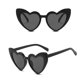 thumbnail image 1 of uds gafas de sol en forma de corazón para mujer gafas de sol estilo ojo de gato Vintage Mod gafas de sol de boda, 1 of 3