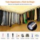 thumbnail image 4 of Perchas Multifuncionales Tipo S, Acero Inoxidable, Plegables y Antideslizantes, Ahorro de Espacio, Organizador (2 Pack), 4 of 4