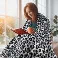 thumbnail image 4 of Yibo Leopard Blanket Flannel Soft and Comfortable Anti-static Bed Sofa Blanket, 4 of 8