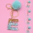 thumbnail image 3 of Key Chain Ornamental Multi-color Rhinestone Decor Initial Letter Keychain Ball Decor for Home, 3 of 8
