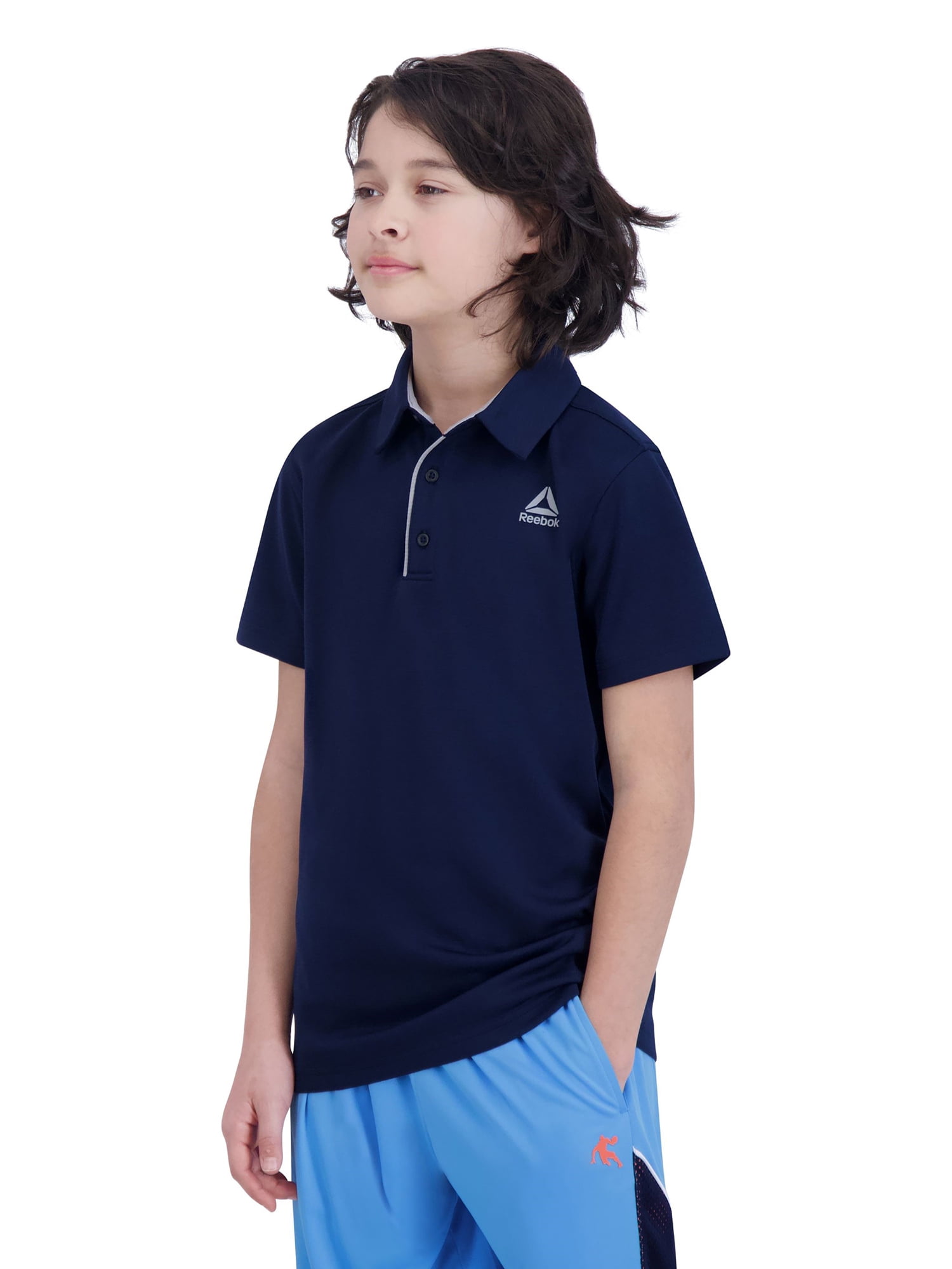 Reebok Boy's Performance Polo Uniform Shirt, Sizes 4-18