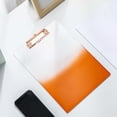 thumbnail image 4 of Clip Board Acrylic Clipboard Clear Clip Board Cute Clipboard Clear Gold Clipboard Letter Size Clip Board with Strong Clip Hanging Hole for Office Drawing Writing Document Classroom Organization, 4 of 8
