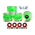 thumbnail image 2 of Paquete de 4 ruedas LED luminosas para monopatín que se iluminan con rodamientos que brillan en la noche Longboard Cruiser Dia. Ruedas de repuesto de Verde Baoblaze Ruedas de skate, 2 of 7