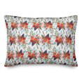 thumbnail image 2 of Creative Products Orange Floral Pattern 14x20 Spun Poly Pillow, 2 of 3
