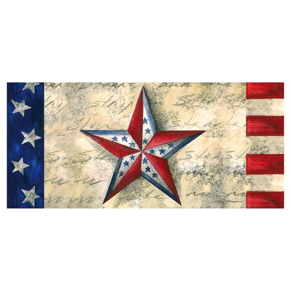 Evergreen Flag Sassafras Stars on Star Switch Mat Insert