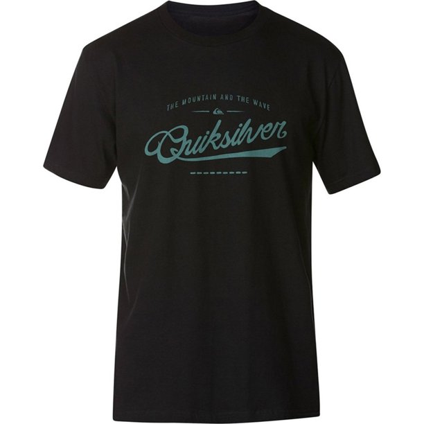 Quiksilver Crime Wave - Camiseta gráfica para hombre, color negro, talla mediana Quiksilver Camiseta gráfica