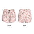 thumbnail image 5 of Picia Pig Pattern Women's 2 in 1 Athletic Running Shorts High Waisted Workout Casual Gym Sweat Shorts with Comfy Liner Zipper Pockets-X-Large, 5 of 9