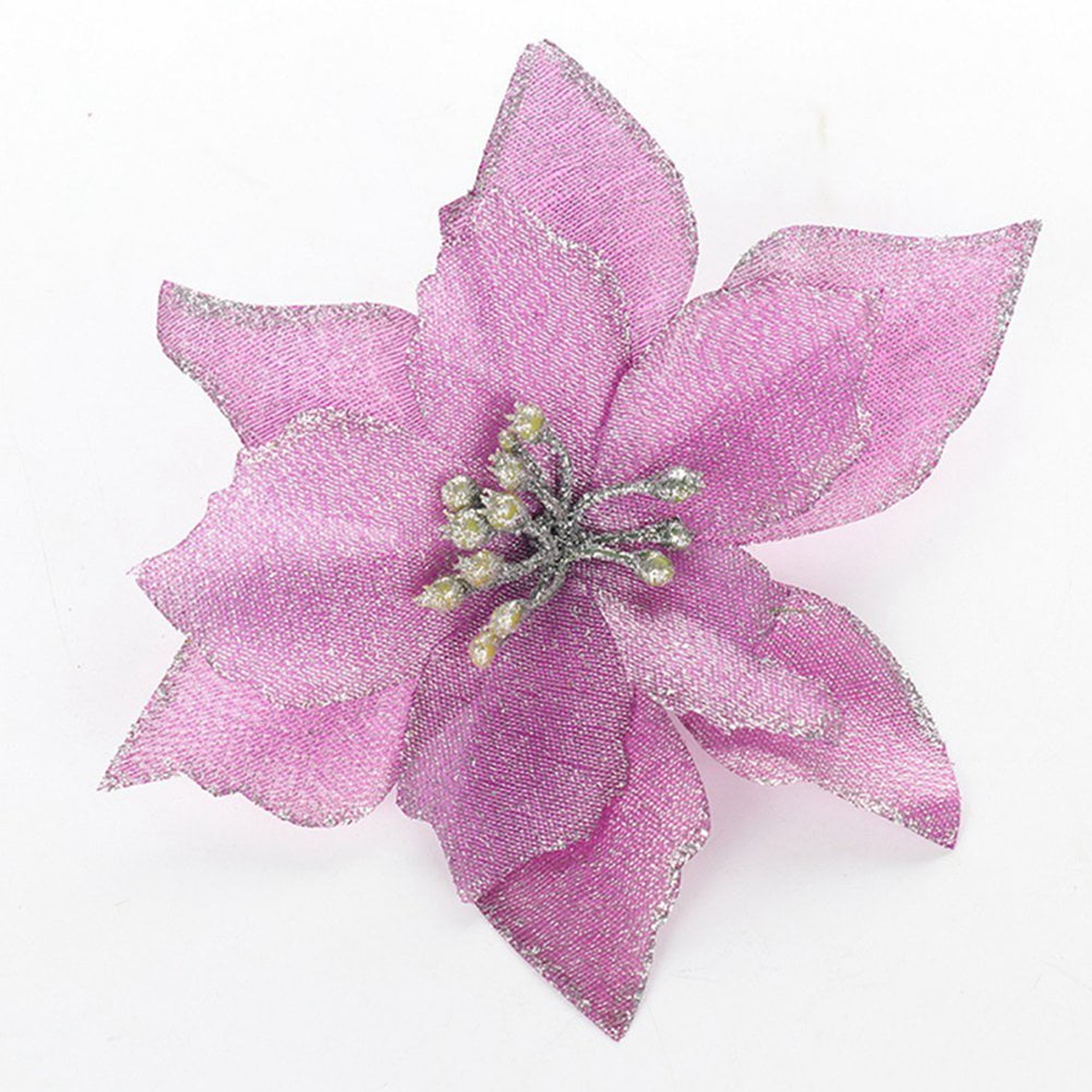 AkoaDa 20PCS Artificial Christmas Flowers Christmas Poinsettia