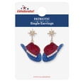 thumbnail image 2 of Way to Celebrate Americana Western Hat Dangle Earrings, 2 of 4