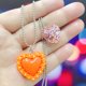 thumbnail image 3 of Cadena de perlas de resina, anillo, hebilla, cadena, comercio exterior para niños y niñas, modelos transfronterizos, punto DIY, conjunto de traje debajo del otoño, 3 of 5