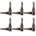 thumbnail image 4 of KAKOWELY 6pcs Electric Guitar Tuners Bass Tuning Pegs Copper Guitar Tuning Key String Tuning Tool For Instrument Tuning Bass Machine Head Replacement,1.77X"X1.5"X1.1", 4 of 4