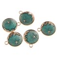 thumbnail image 2 of 5Pcs /Set DIY Findings Moon Drip Charm Necklace Bracelet Earrings Green, 2 of 8