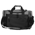 thumbnail image 2 of DALIX 17" Duffle Bag Front Mesh Pockets in (Gray), 2 of 2