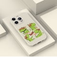 thumbnail image 4 of Proteja su teléfono con estilo: Funda plateada coloreada con diseño de imagen divertida para iPhone 15 Pro Max 14 13 12 Pro 11, 4 of 4