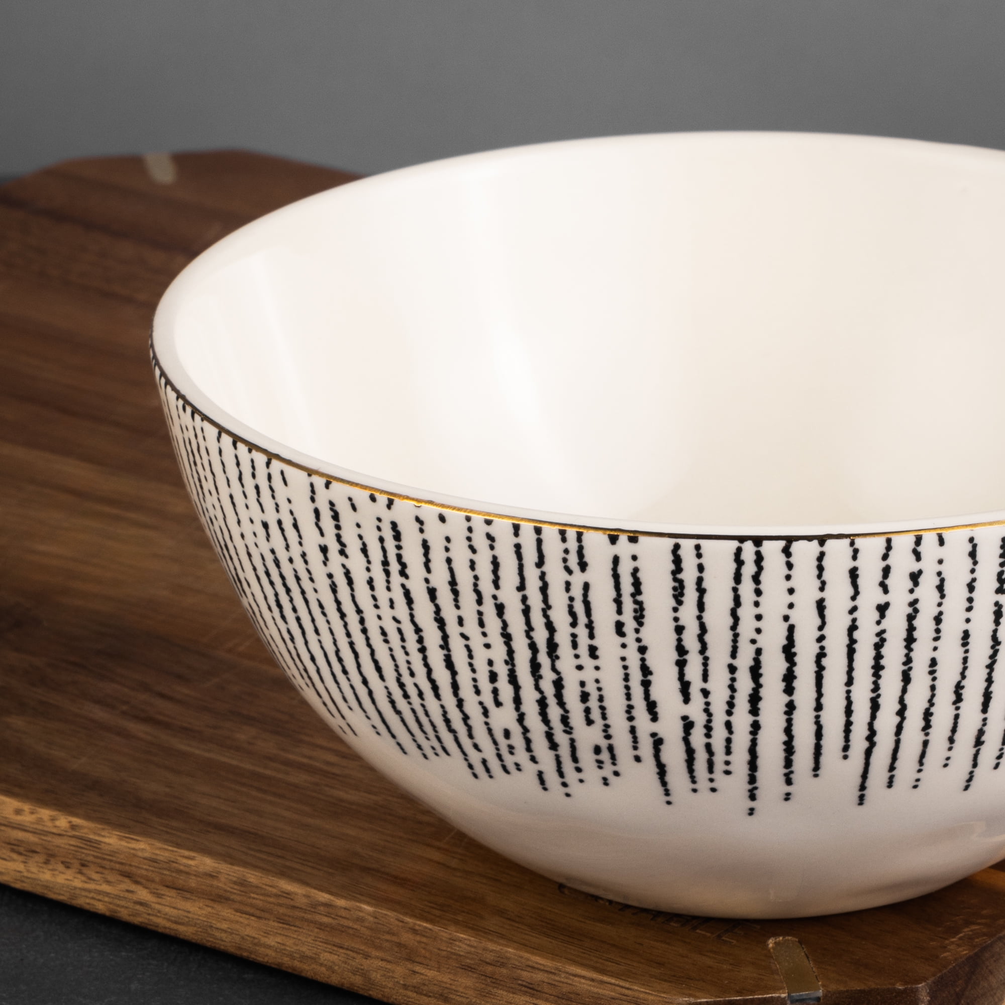 Thyme & Table Stoneware Large Bowl, Riley Collection