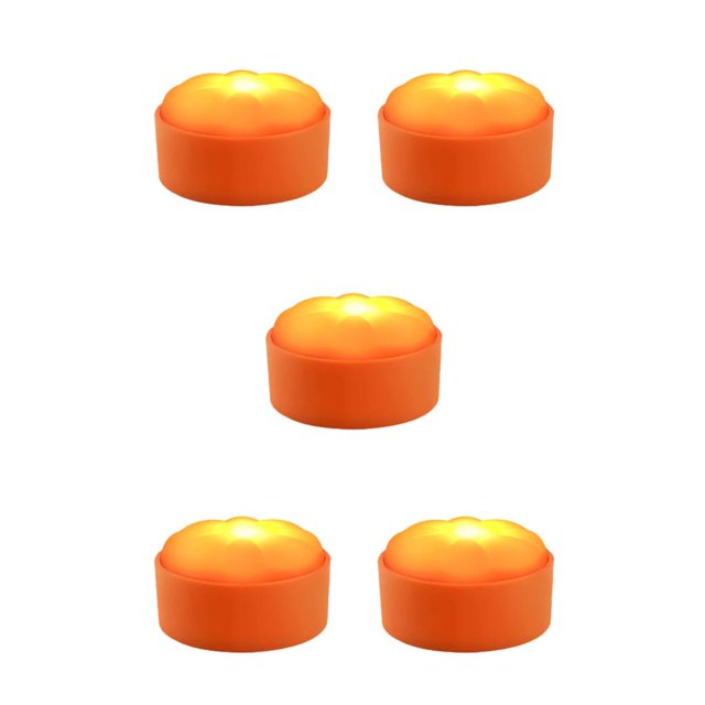 Wosthever Luz LED Tamaño compacto Lámpara de calabaza exquisita Artesanía Decoraciones de Halloween Iluminación Decoración Suministros para Type2 NO2