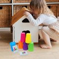 thumbnail image 2 of Juego de vasos apilables para niños, vasos apilables de juguete, recuerdos de fiesta para niños, 1 Juego, 2 of 5