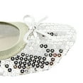 thumbnail image 3 of Fit In Clouds Silver Sequin Sparkle Portable Foldable Flats Shoes for Women - Silver Sequin 10, 3 of 5