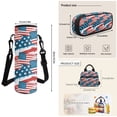 thumbnail image 7 of Uorisanigo American Flag Kids Backpack Set for Camping and School, Casual Daypack with Matching Lunch Bag, Water Bottle Pouch and Pencil Case, Bookbag with Side Mesh Pocket for Umbrella, 7 of 7
